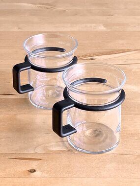 Two Vintage Original Bodum Bistro Tea Coffee Picard Cups